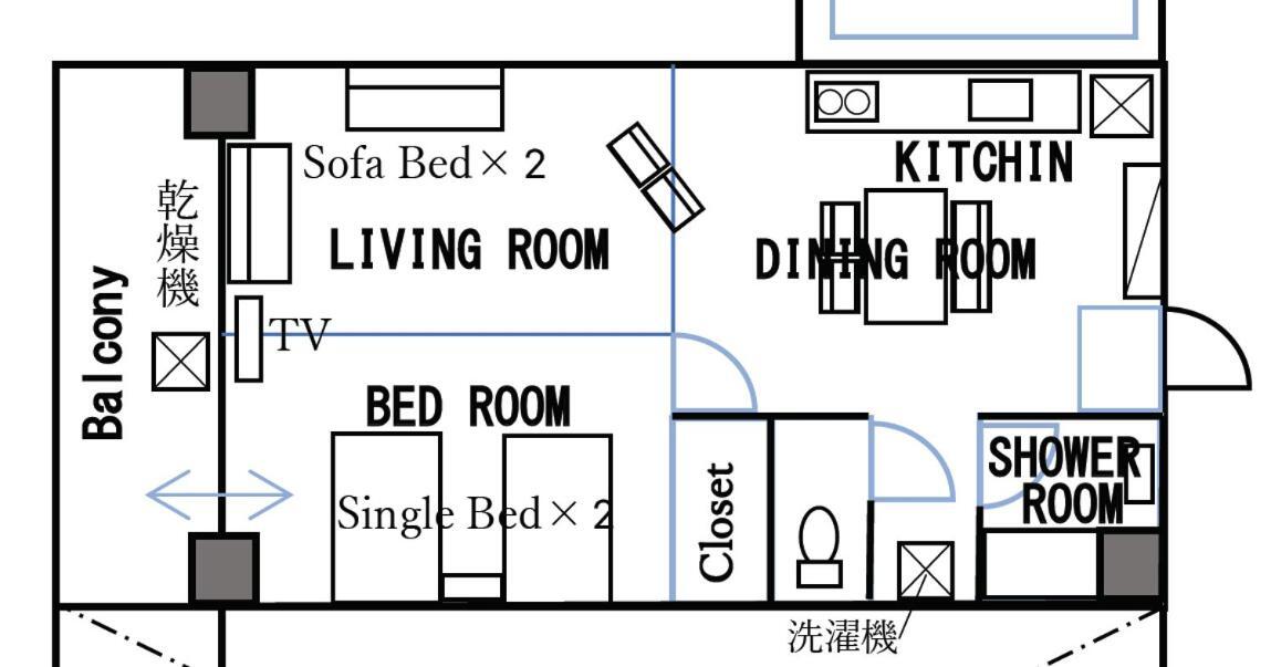 Holiday Homes Tsuboya 601 Naha Exterior photo